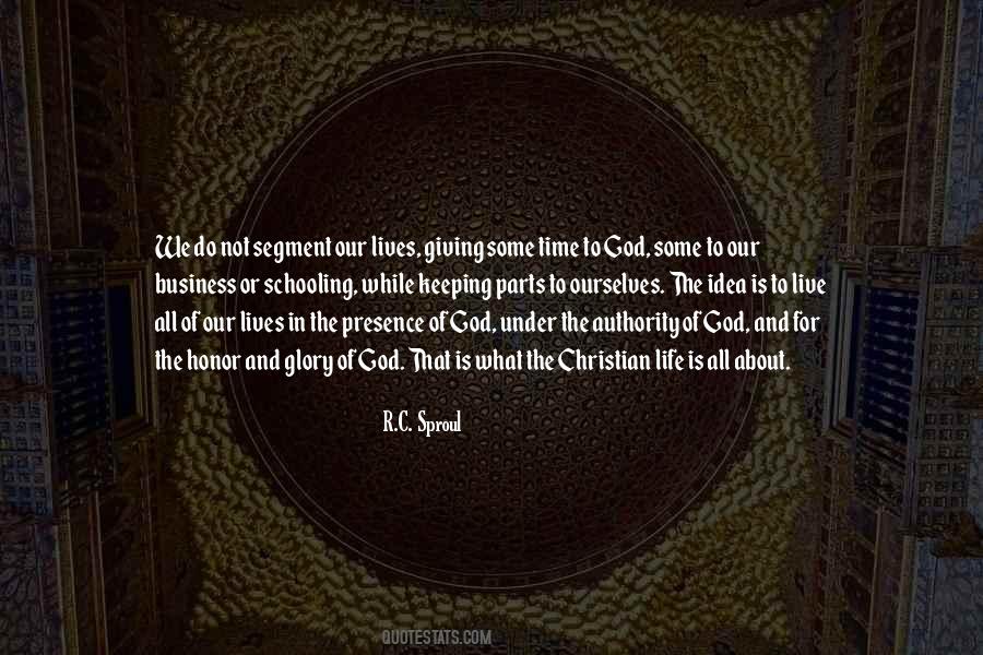 Giving God Glory Quotes #1035810