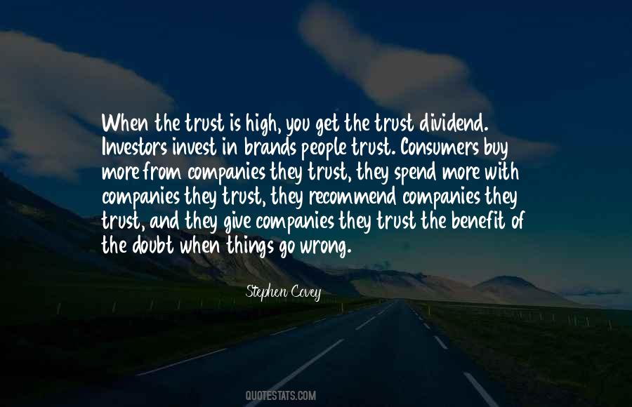 More You Trust Quotes #1535504
