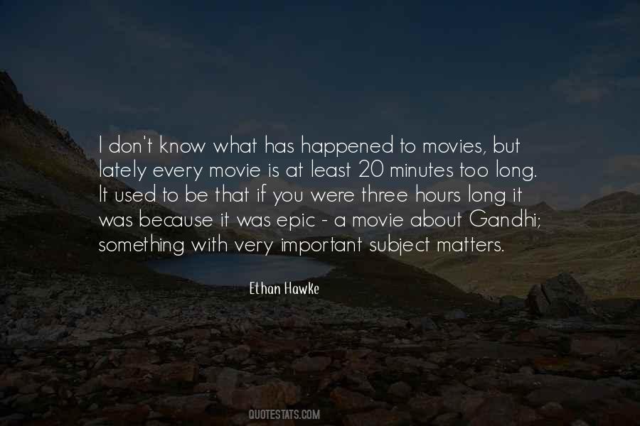 What Has Happened To You Quotes #35505