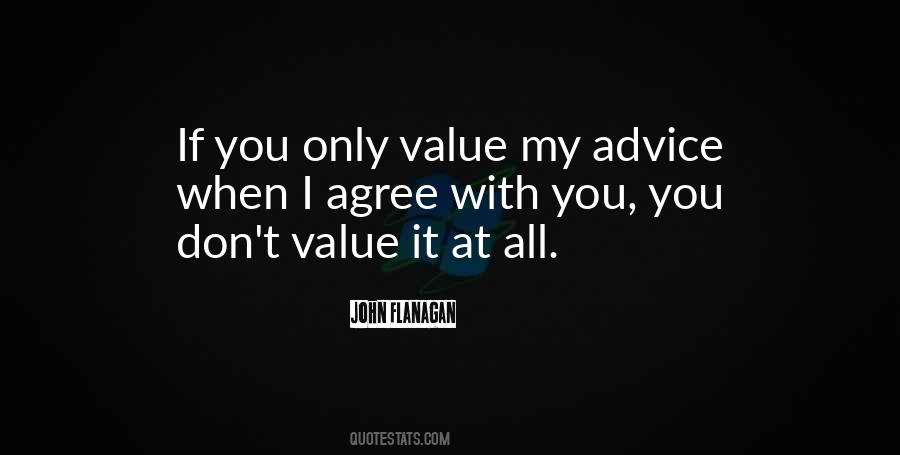 I Value You Quotes #405762
