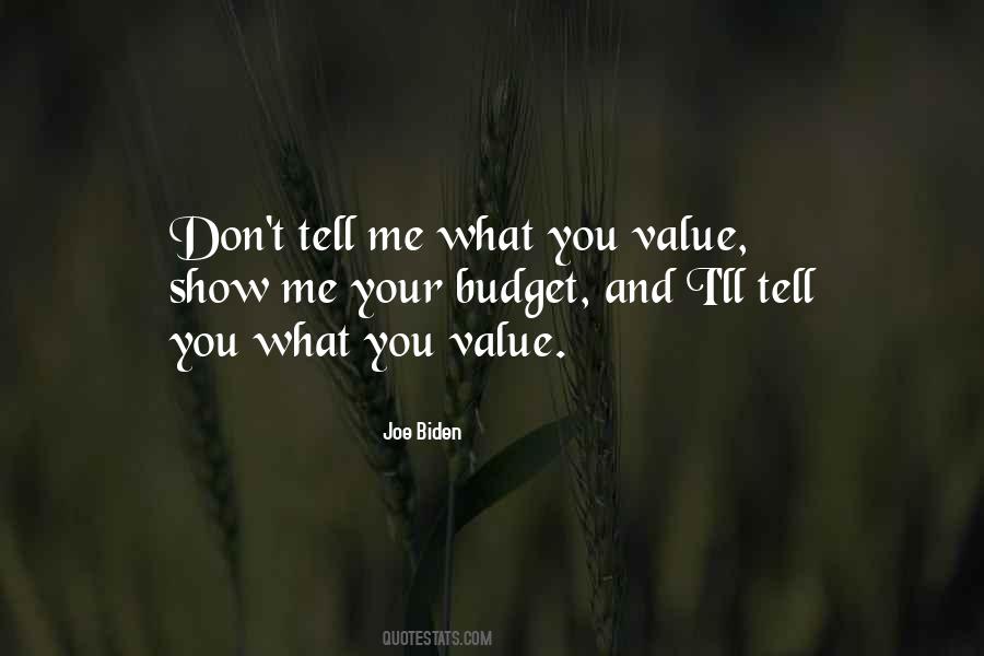 I Value You Quotes #548792