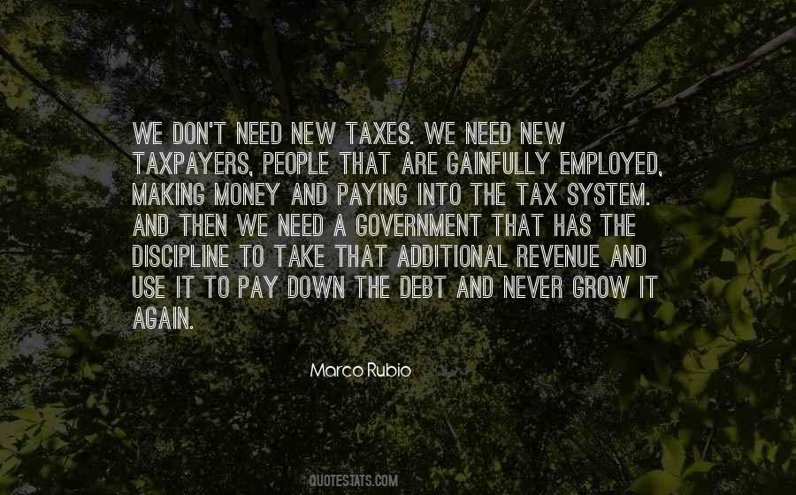 Quotes About Government Revenue #1139757