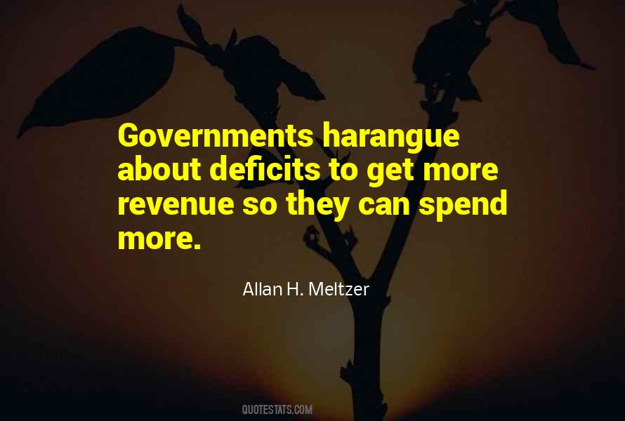 Quotes About Government Revenue #1334652
