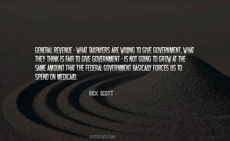 Quotes About Government Revenue #1454571
