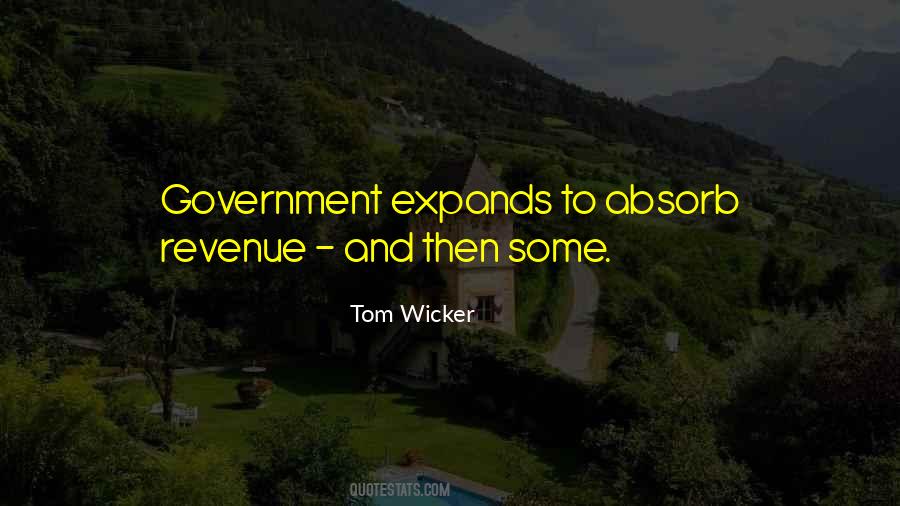 Quotes About Government Revenue #1468670