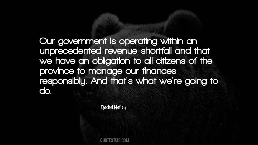 Quotes About Government Revenue #147905