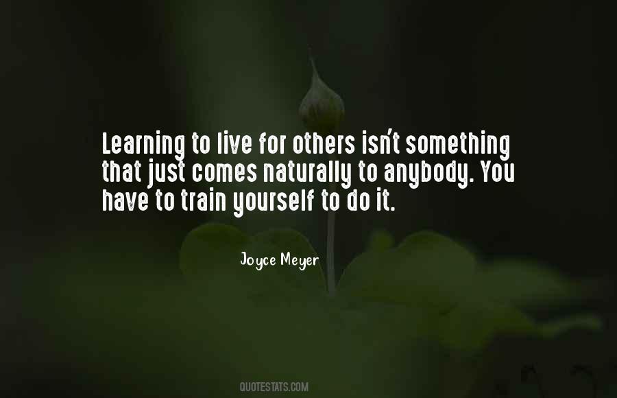 To Live For Others Quotes #74695