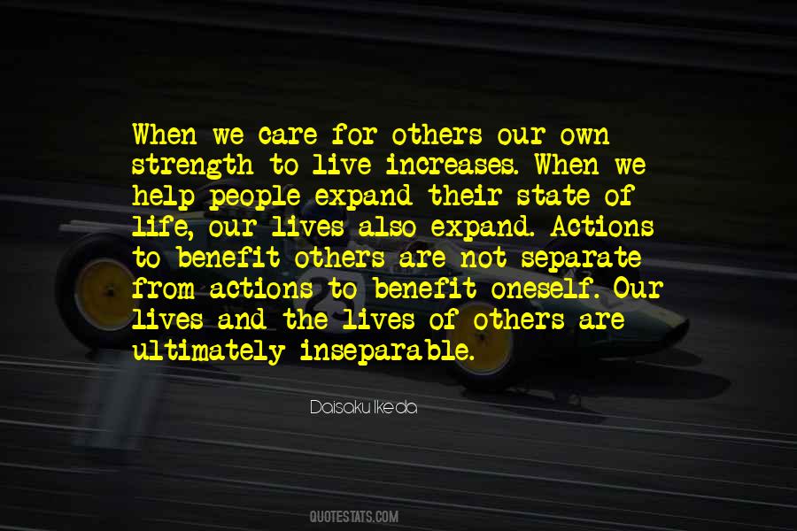To Live For Others Quotes #90250