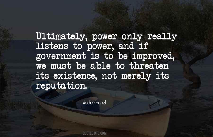 Quotes About Government Power #117860