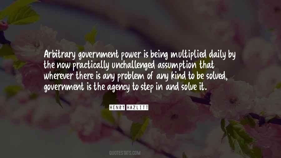 Quotes About Government Power #1356662