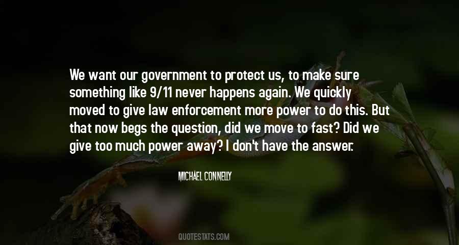 Quotes About Government Power #180054