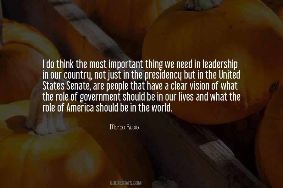 Quotes About Government Leadership #1359503