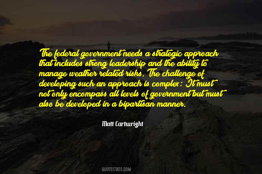 Quotes About Government Leadership #649464