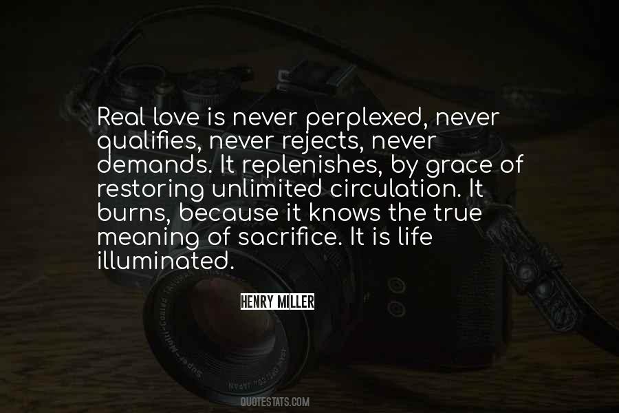 True Love Is Sacrifice Quotes #620980