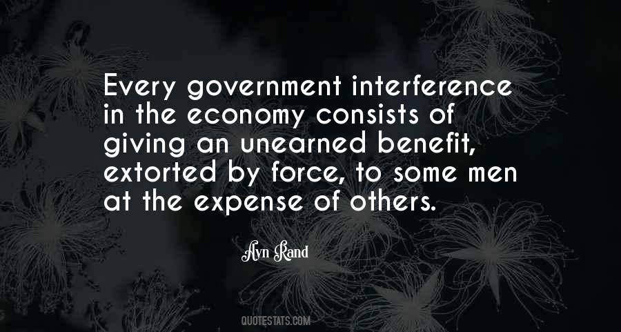 Quotes About Government Interference #220394