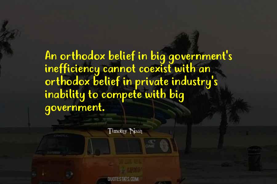 Quotes About Government Inefficiency #1327198