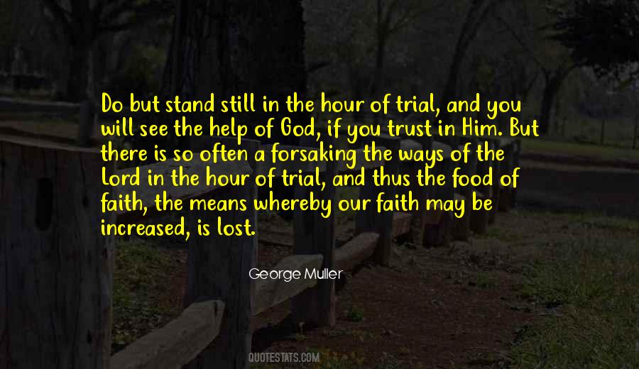 Trust The Lord God Quotes #1063695