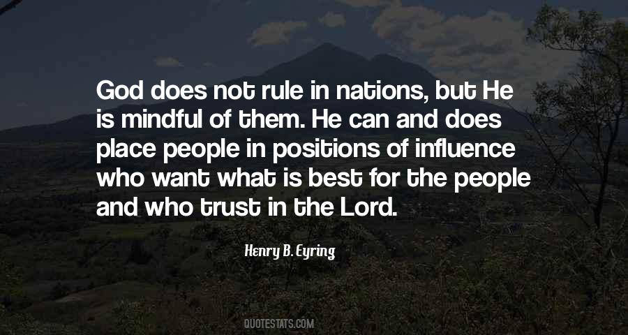 Trust The Lord God Quotes #1583868