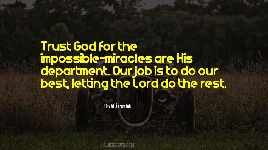 Trust The Lord God Quotes #1679221