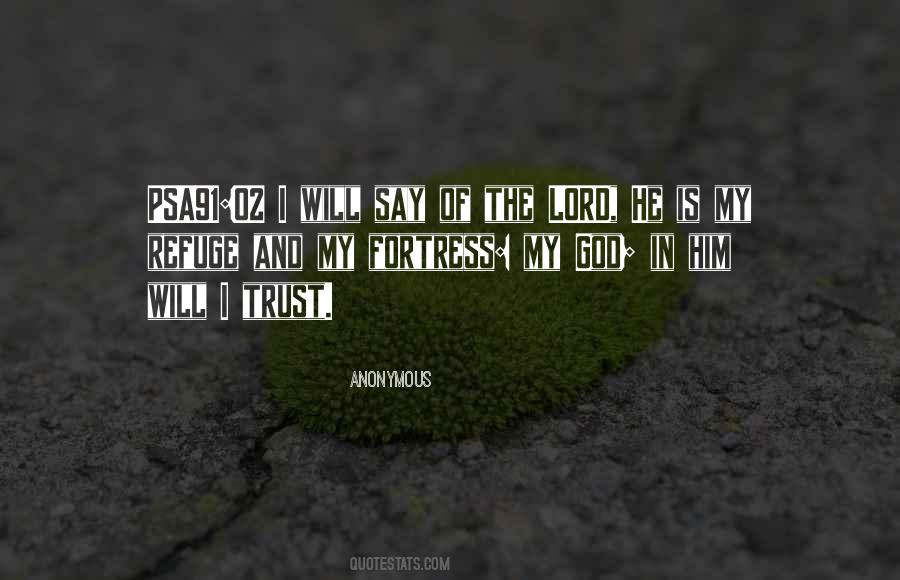 Trust The Lord God Quotes #756650