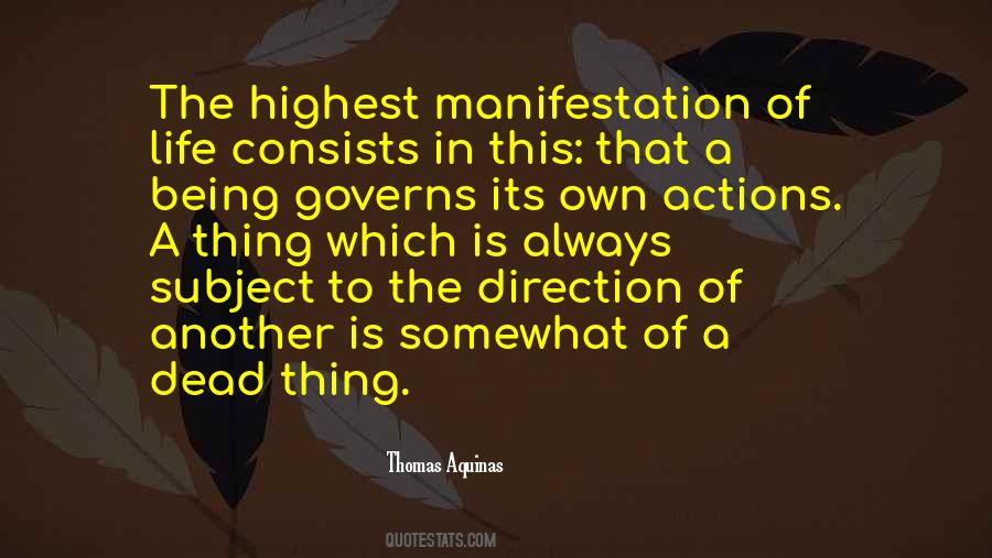 Life Manifestation Quotes #1507634