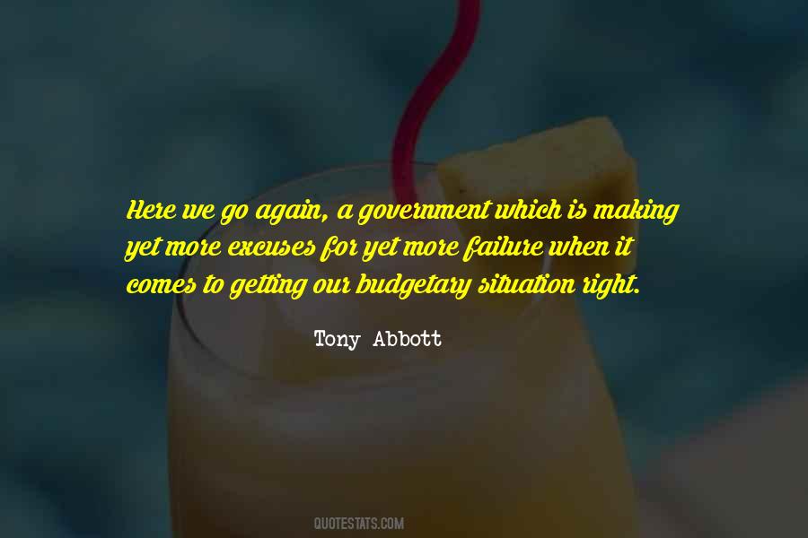 Quotes About Government Failure #1034332