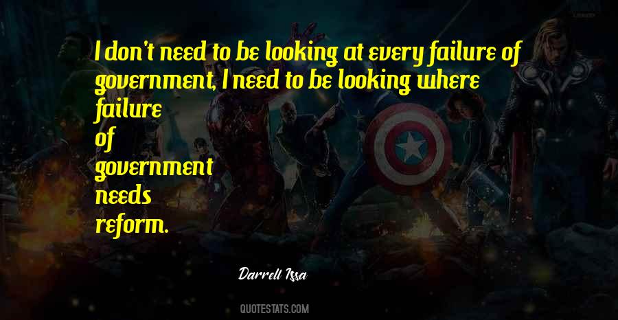 Quotes About Government Failure #783296