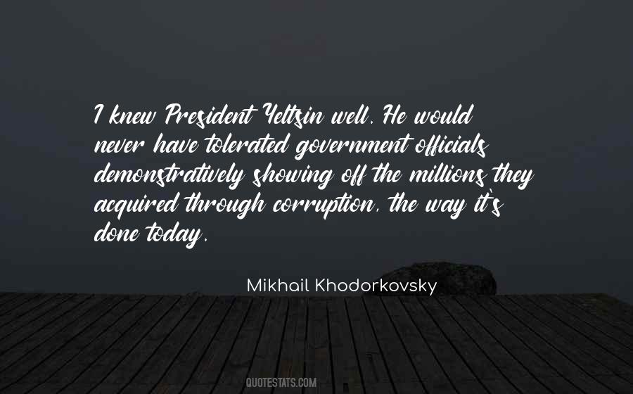 Quotes About Government Corruption #938100