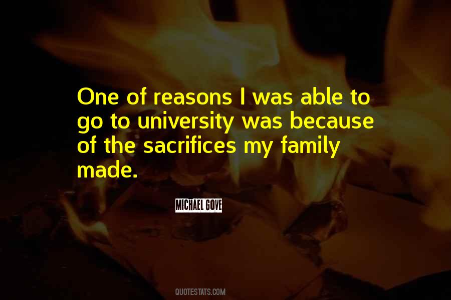 Family Sacrifice Quotes #1075210