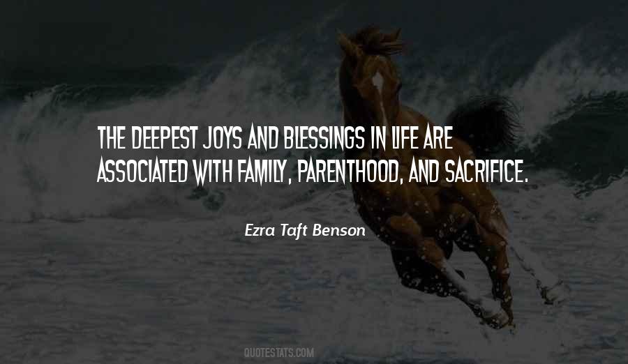 Family Sacrifice Quotes #109413