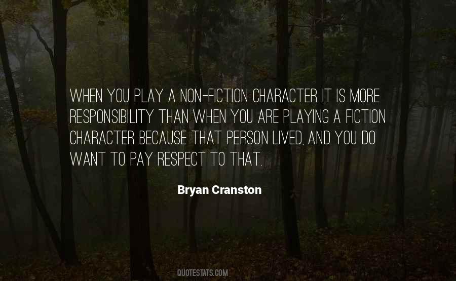Respect Character Quotes #1629510