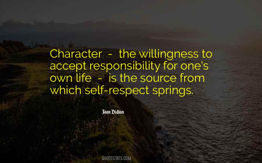 Respect Character Quotes #1699987