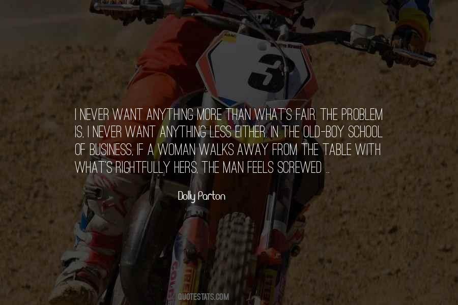 Problem With Men Quotes #275653