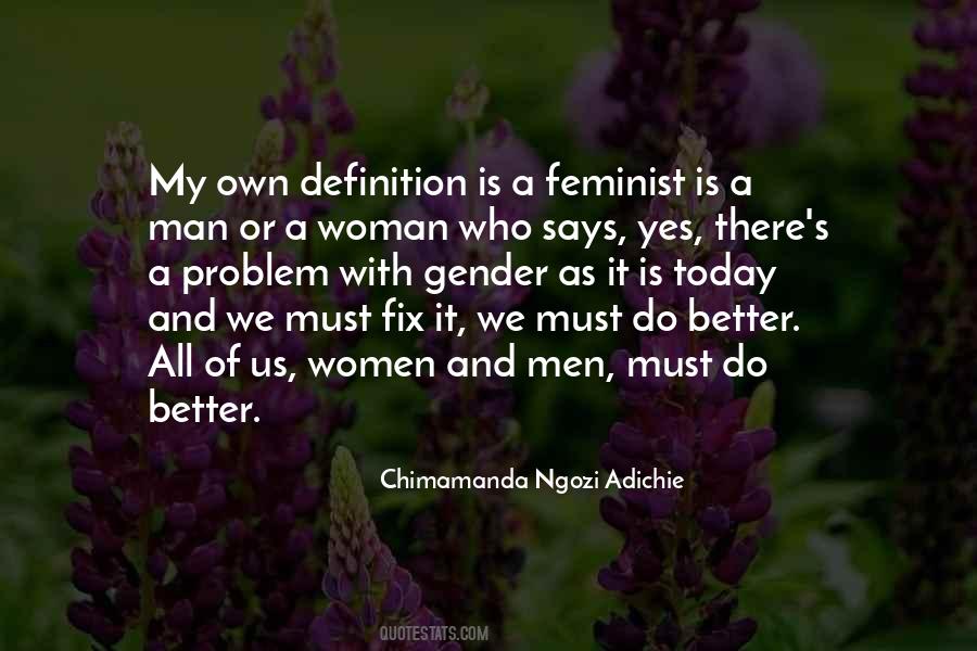 Problem With Men Quotes #512425