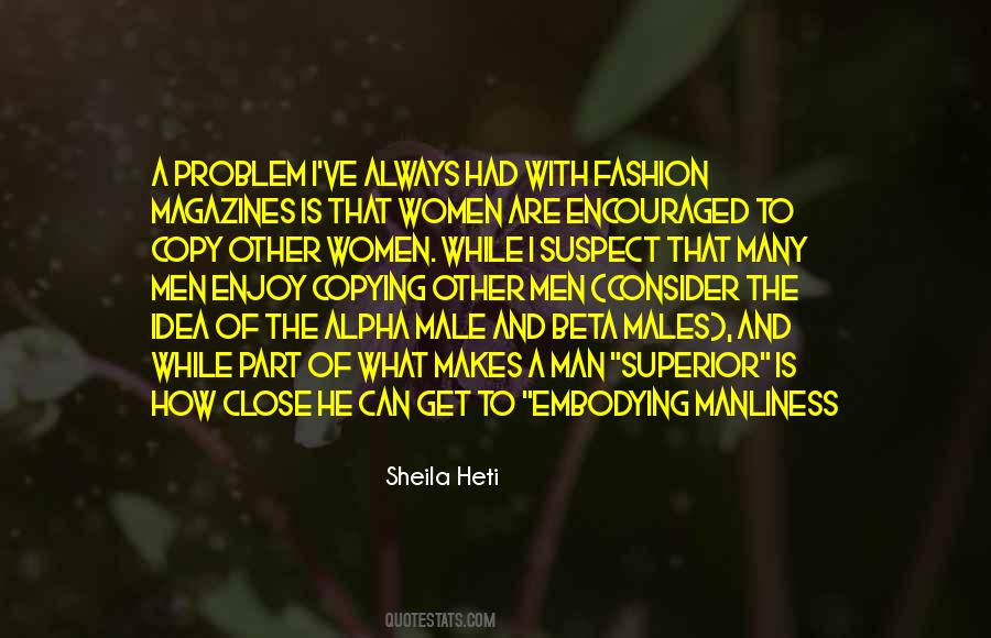 Problem With Men Quotes #541858