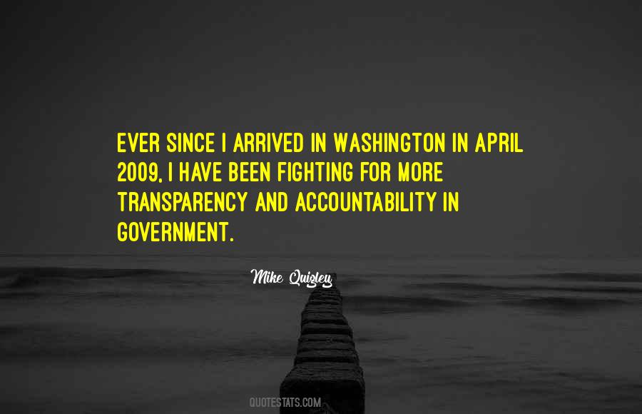 Quotes About Government Accountability #1318736