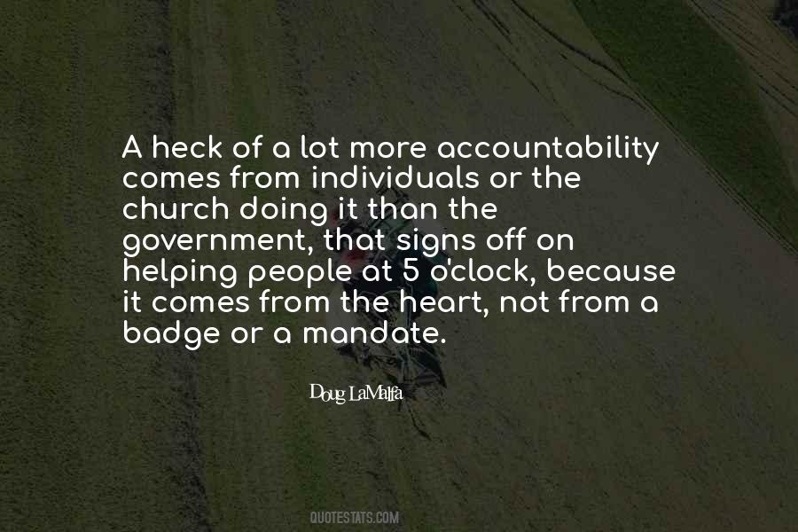 Quotes About Government Accountability #410203