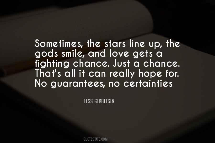 Hope And Chance Quotes #1136098