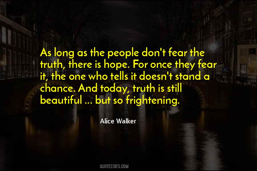Hope And Chance Quotes #1239921