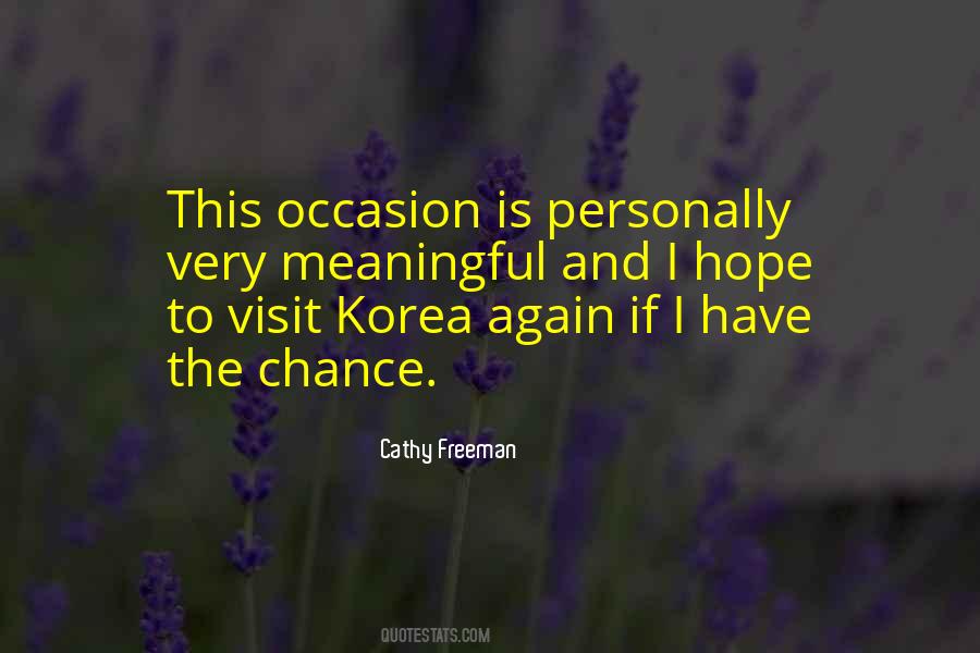 Hope And Chance Quotes #1249051