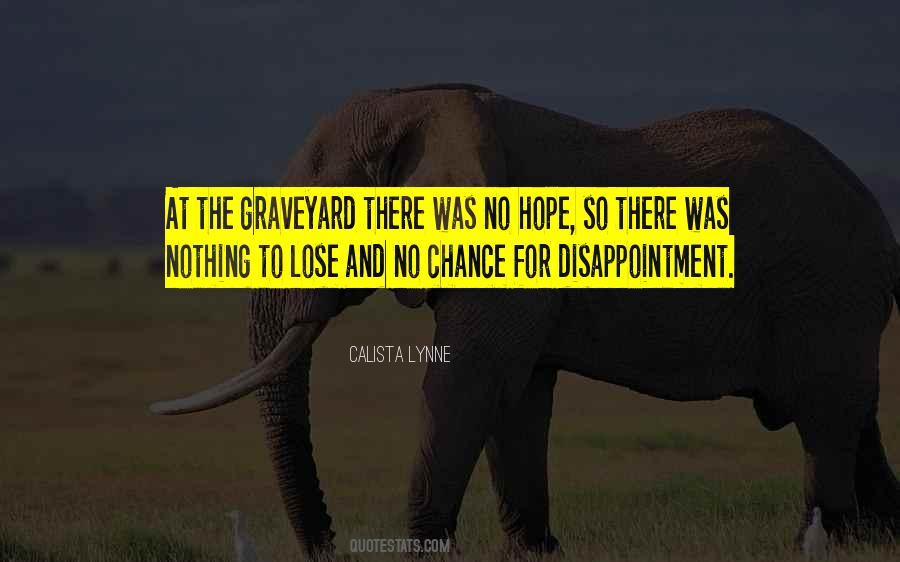 Hope And Chance Quotes #142717