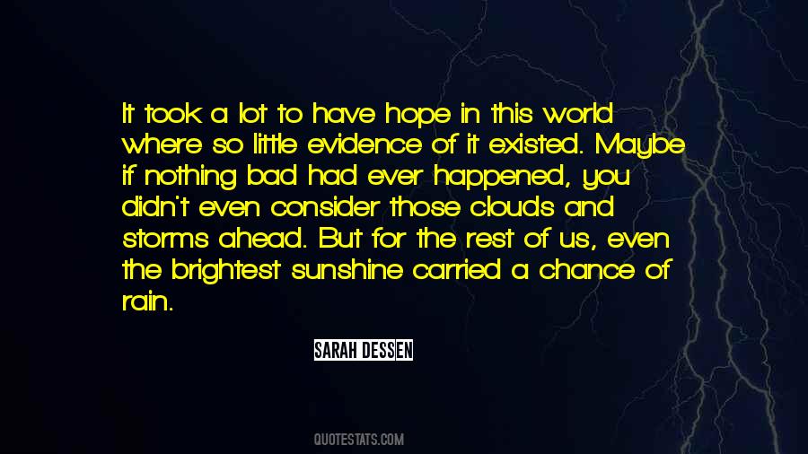 Hope And Chance Quotes #675987