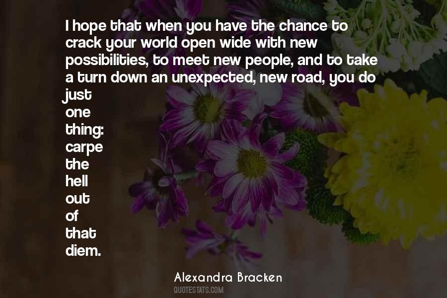 Hope And Chance Quotes #949742