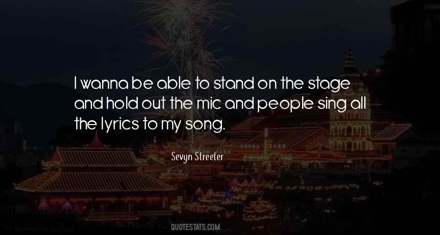 I Wanna Be Quotes #431610