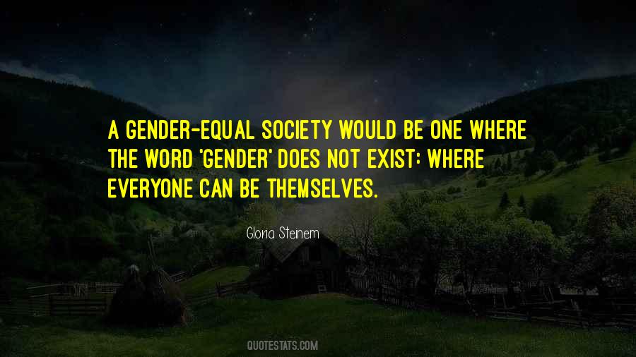 Gender Equal Quotes #1679825