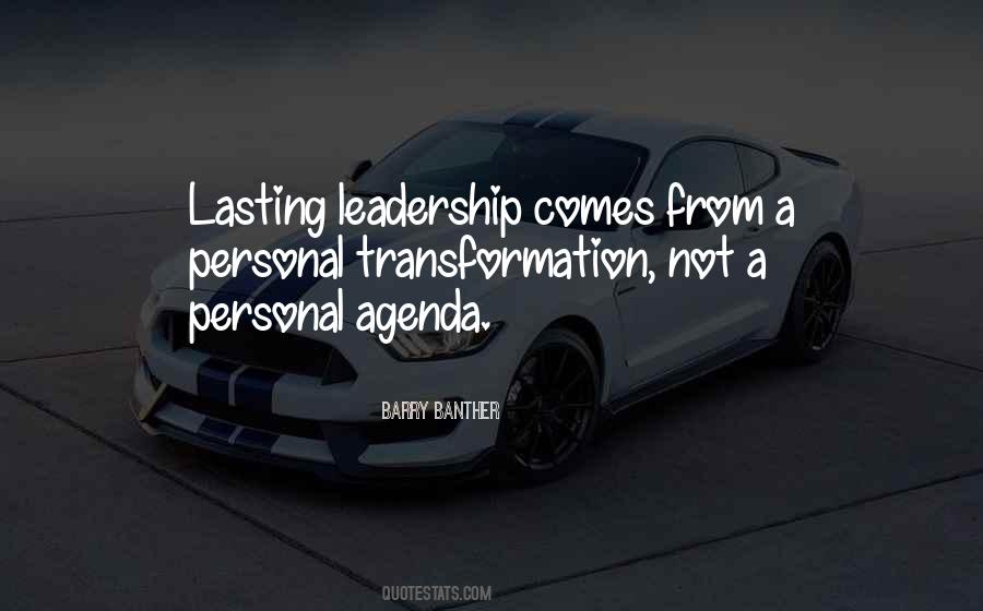 Leadership Transformation Quotes #1396332