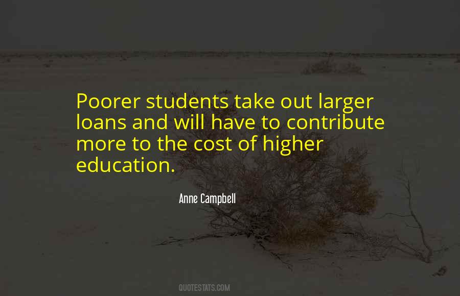 Quotes About The Cost Of Education #1114262