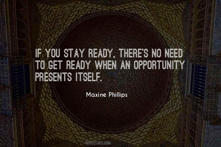 If You Stay Ready Quotes #233362