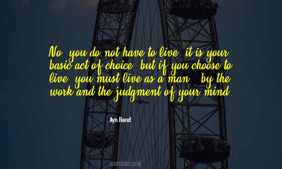 If You Choose A Man Quotes #1556190