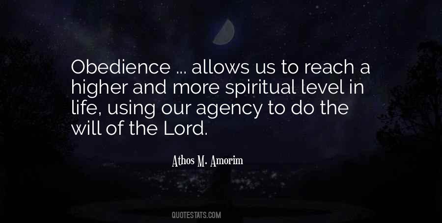 Obedience To The Lord Quotes #1166771